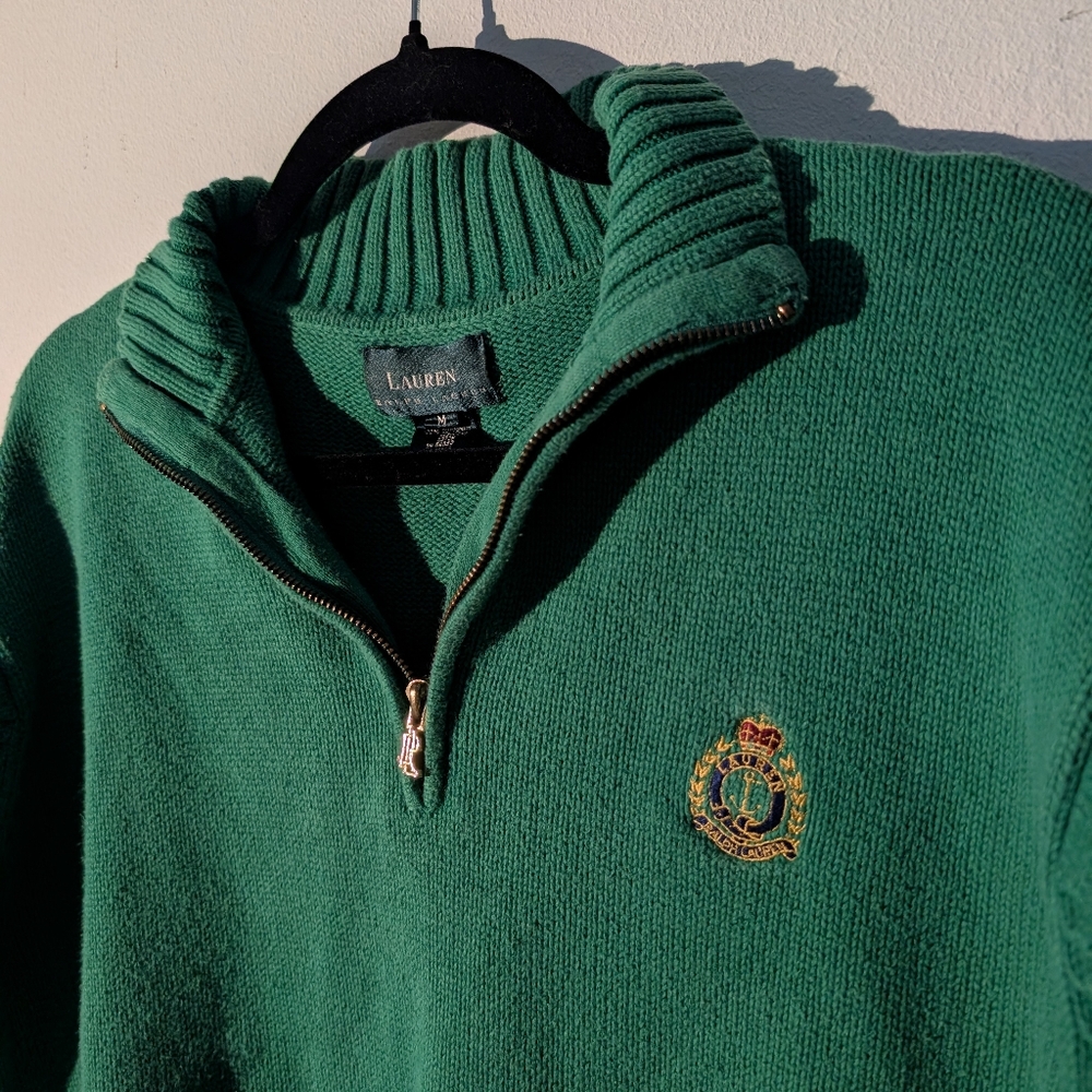 Y2K Polo Quarter Zip